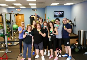 Easter fitness class
