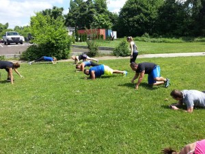 Outdoor boot camp